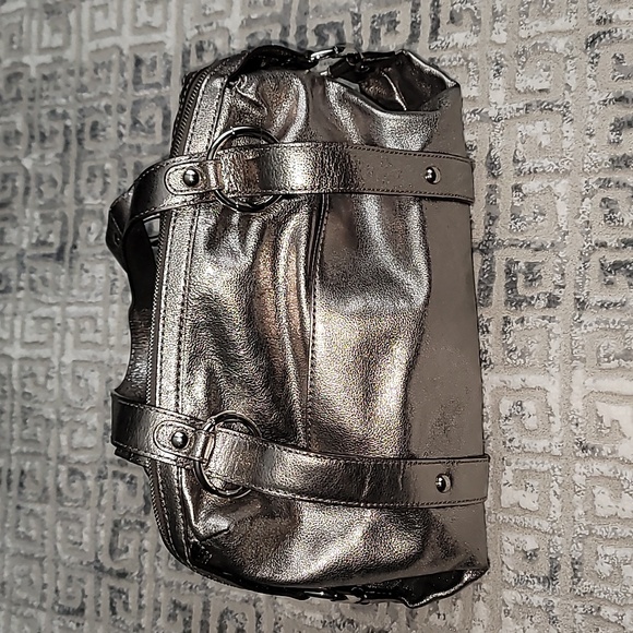 MICHAEL KORS Metallic Fulton Bowler Bag - Picture 5 of 13